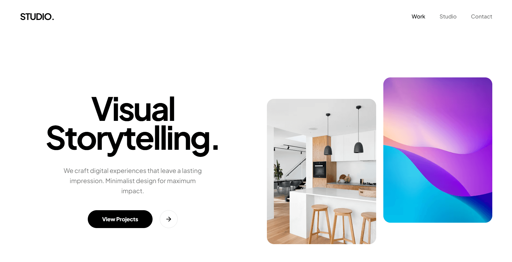 Website mockup